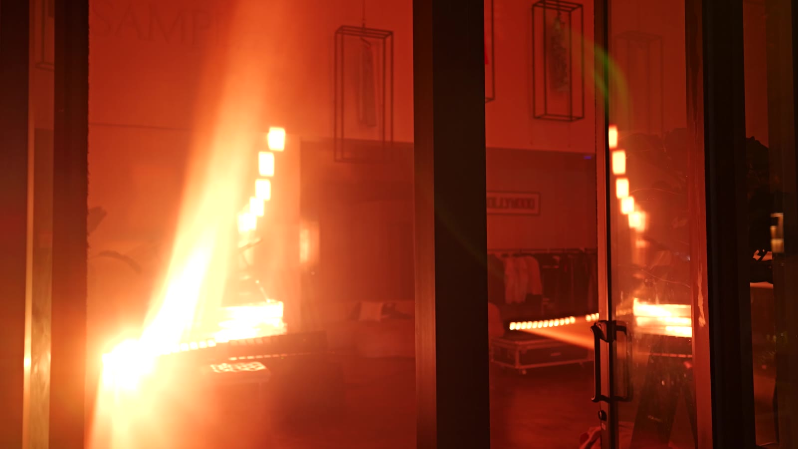 Night Pulse after-hours retail activation in a Los Angeles boutique